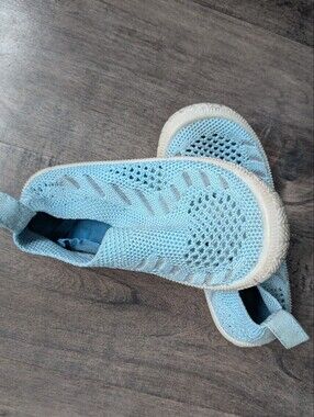 Jan & Jul Toddler Knit Water Shoes Blue Size 6.5 / 22